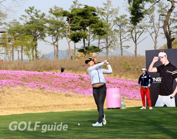 CreaS F&C 제40회 KLPGA 챔피언십 레이크우드cc 연습라운드 1번홀 티 샷
