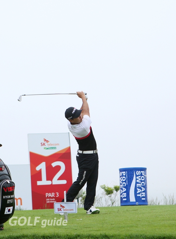SK telecom OPEN 2018 1R 염은호 12번홀 티 샷