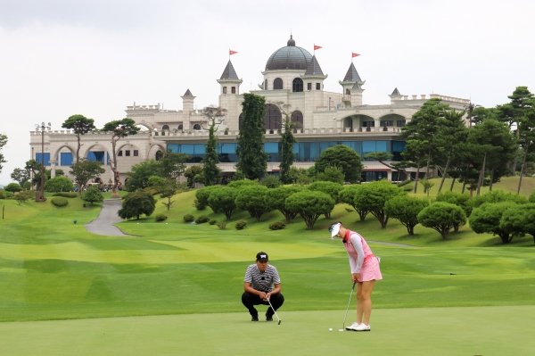 서산수 골프앤리조트 5번홀 퍼팅 박결 이정환