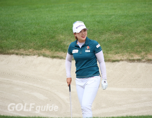느낌 좋은데...하이원리조트 여자오픈 2018 스킬스 챌린지 벙커샷 고나혜