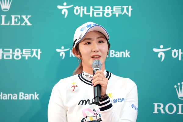 상승세를 이어서 LPGA 우승 포부를 밝히는 배선우