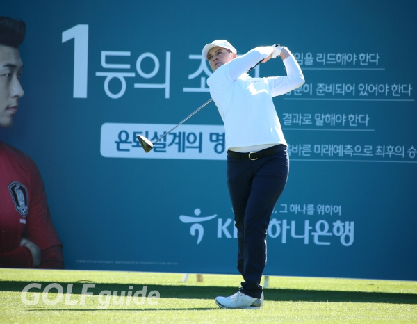 2018 LPGA KEB하나은행챔피언십 2R 캐롤라인 마손 티 샷