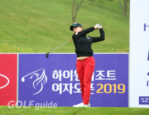 하이원리조트 여자오픈 2019 1R 허다빈 티 샷